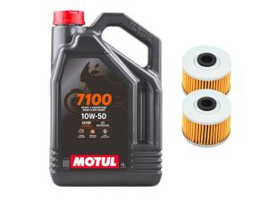 2x oilfilter SMC Barossa 500 / 520 RAM 503 / Canyon + 4L Synthetik 10W50 Öl