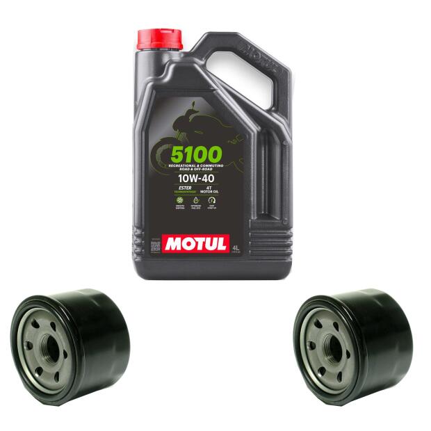 2x Ölfilter für Yamaha YFM 660 R Raptor 10W40 Motoröl Kundendienstset