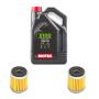2x Ölfilter für Yamaha YFZ 450 10W40 Mototöl Kundendienstset