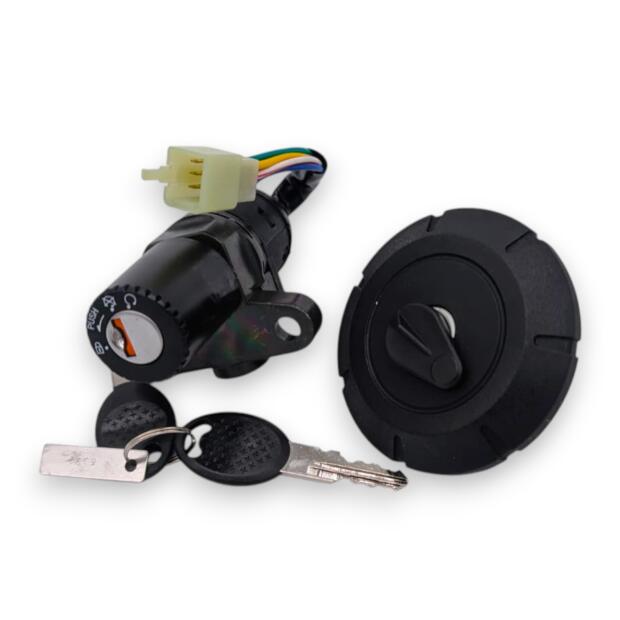 Tank cap + ignition switch for Yamaha DT 50 R / XT 125 R / X with lock