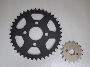 Sprocket kit tuning Shineray 250 STXE 17/40 for higher...