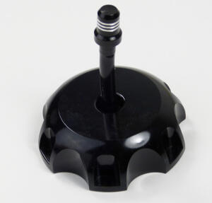 Aluminium Tankdeckel schwarz mit Entlüftungsventil für Suzuki RM 500