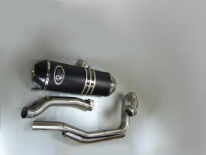 Auspuff mit Tuning Krümmer Suzuki LTZ 400 ab 2009 mit ABE Carbon