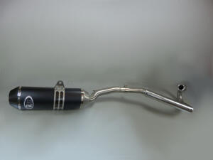 Auspuff mit Tuning Krümmer Suzuki LTZ 400 ab 2009 mit ABE Carbon