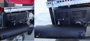 Notstromaggregat Flüsterauspuff Generator Auspuff...