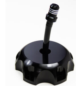 Aluminum Gas Tank Cap in Black with Vent Valve for all KTM SX-F 250 (06)