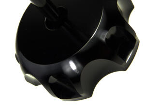 Aluminum Gas Tank Cap in Black with Vent Valve for all KTM SX-F 250 (06)