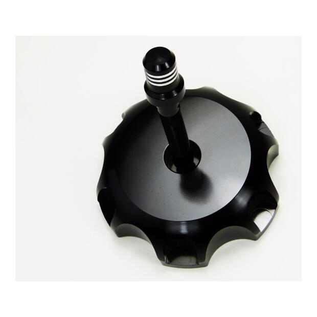 Aluminum Gas Tank Cap in Black with Vent Valve for all Tomos Modelle
