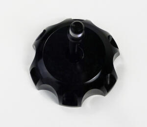 Aluminium Tankdeckel mit Entlüftungsventil Schwarz Husqvarna Offroad / Supermoto Modelle