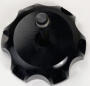 Aluminum Fuel Tank Cap with Vent Valve Black for Honda all ATV / Quad Models