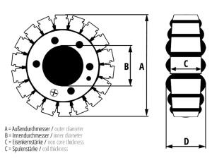 Lichtmaschine für BMW F 800 GS Stator K72