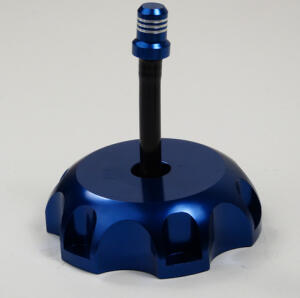 Aluminum Fuel Tank Cap with Vent Valve Blue for Honda XR 450