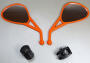 Offroad Motorcycle - Mirrors orange