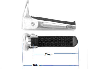 Foot pegs universal Moped Mokick Kreidler Hercules Puch...
