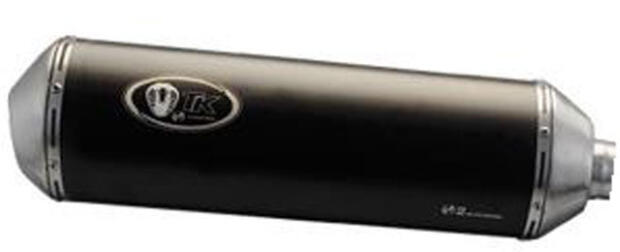 Auspuff BMW R 1200 GS /  Adventure schwarz mit ABE Turbokit