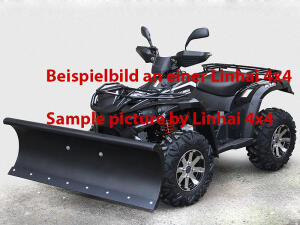 Schneeschild 132cm Herkules Hurricane 500S Winterpaket Profi komplett