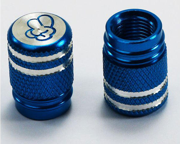 Valve Caps Anodized Blue