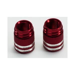 Valve Caps Anodized Red