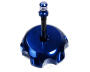 Aluminum Fuel Tank Cap with Vent Valve blue for 65mm