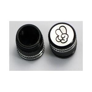 Aluminum anodized valve caps 4 pcs Tires Wheels Tuning Gold