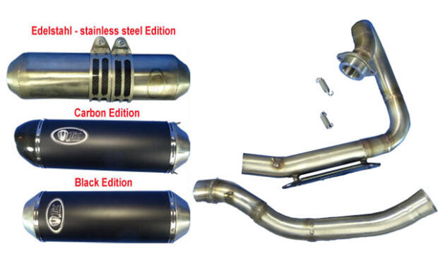 Échappement Kawasaki KFX 400 Quad VTT avec ABE / street legal