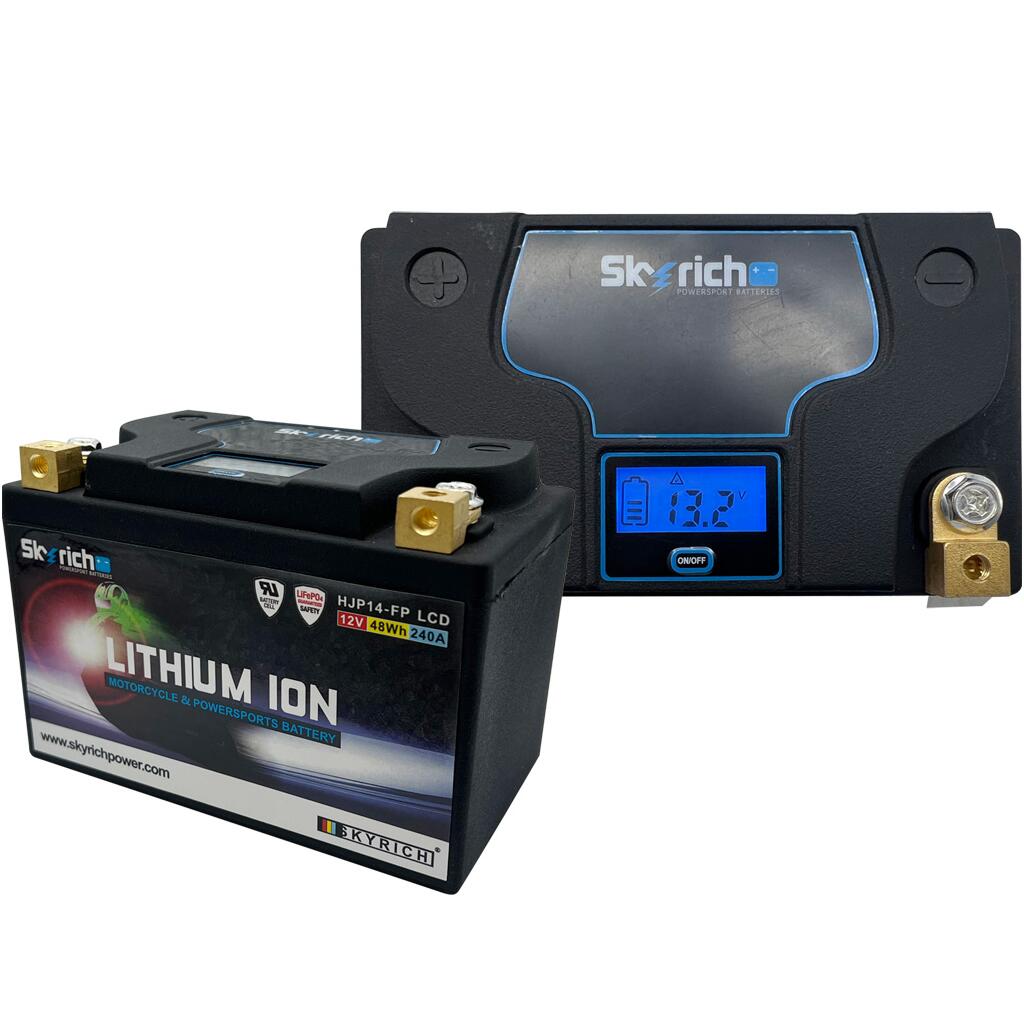 Battery Lithium Ion Buell XB12R 1200 Firebolt YTX14-BS / LITX14HQ Rac
