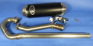 Auspuff für Suzuki King Quad LTA 700 / 750 mit ABE Auspuffanlage Black Edition