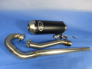 Auspuff für Suzuki King Quad LTA 700 / 750 mit ABE Auspuffanlage Black Edition