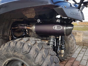 Auspuff Kawasaki KVF 650 / 750 Brute Force mit ABE Auspuffanlage