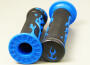 Handgrip Flame Design Motorcycle Moto Cross Blue