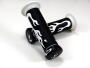 Flammen Griffgummi Motorrad Enduro Moto-Cross Weiss