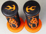 Flammen Griffgummi Motorrad Enduro Moto-Cross Orange