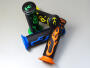 Flammen Griffgummi Motorrad Enduro Moto-Cross Orange