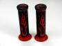 Flammen Griffgummi Motorrad Enduro Moto-Cross Rot