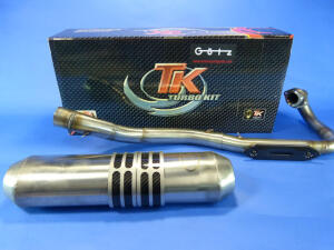 Auspuff für Yamaha YFZ 450 in Edelstahl