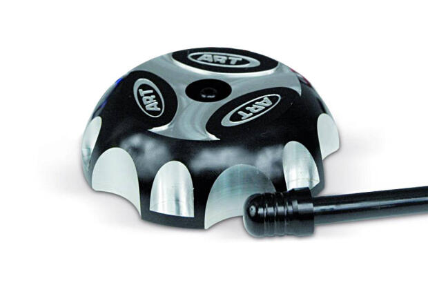 Tankdeckel Suzuki LTZ 400 schwarz silber CNC gefräst