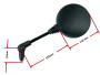 Mirror foldable Enduro / Supermoto universal M10