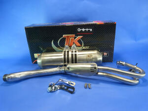 Exhaust Shineray X4 300 STE stainless steel with e-mark
