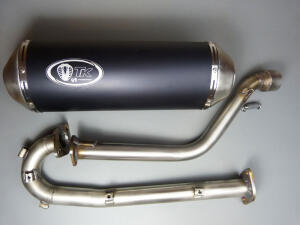 Exhaust Aeon Crossland Overland Cobra 300 / 350 with e-mark black edition
