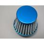 Air filter tuning power 28mm and 35mm steel mesh universal blue