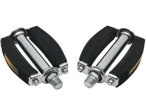 Retro Mofa Pedale M14x1,25 Gewinde Pedalpaar mit integrierten Reflektoren