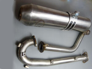 Auspuff Aeon Crossland Overland Cobra 300 / 350 mit ABE Auspuffanlage Edelstahl Edition