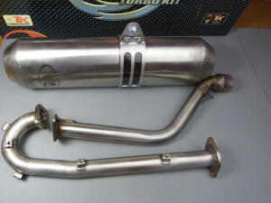 Auspuff Aeon Crossland Overland Cobra 300 / 350 mit ABE Auspuffanlage Edelstahl Edition