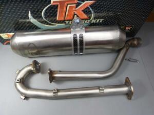 Auspuff Aeon Crossland Overland Cobra 300 / 350 mit ABE Auspuffanlage Edelstahl Edition