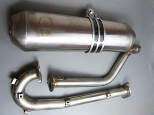 Auspuff Aeon Crossland Overland Cobra 300 / 350 mit ABE Auspuffanlage Edelstahl Edition