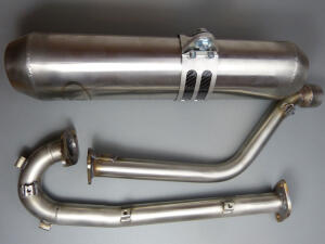 Auspuff Aeon Crossland Overland Cobra 300 / 350 mit ABE Auspuffanlage Edelstahl Edition