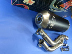 Auspuff für Honda NX650 Dominator 88-96 mit ABE