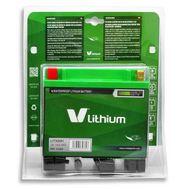 Batterie Lithium-Ionen YTX9-BS Polaris Predator 500