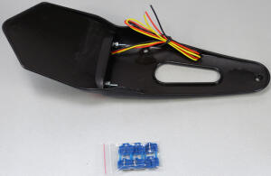 Honda XR 600R / XR 650 Kotflügel hinten mit Rücklicht LED