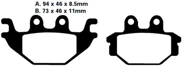 Brake Pads TGB Gunner 550